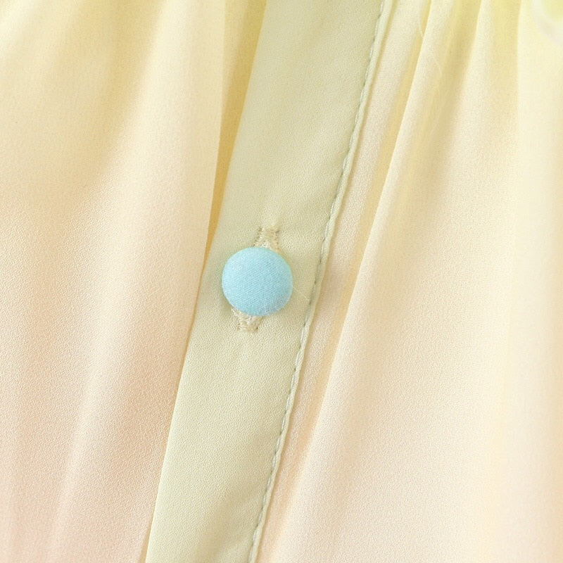 Boho Maxi Dress, Gown, Beach Robe, Sierra Red Blue Sea and Rain Bow