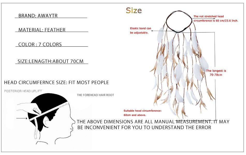 Boho Feather Headband, Gypsy Soul