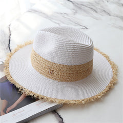 Boho Hat, Sun Hat, Beach Hat, Raffia Hat Hazel Sweet Pink