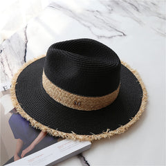 Boho Hat, Sun Hat, Beach Hat, Raffia Hat Hazel Sweet Pink