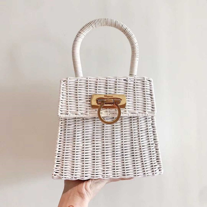 Boho Bag, Woven Straw Handbag, Vida Bag
