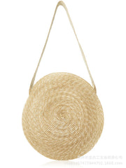 Boho Bag, Woven Straw Bag, Rattan Bag, Brown Alexandra