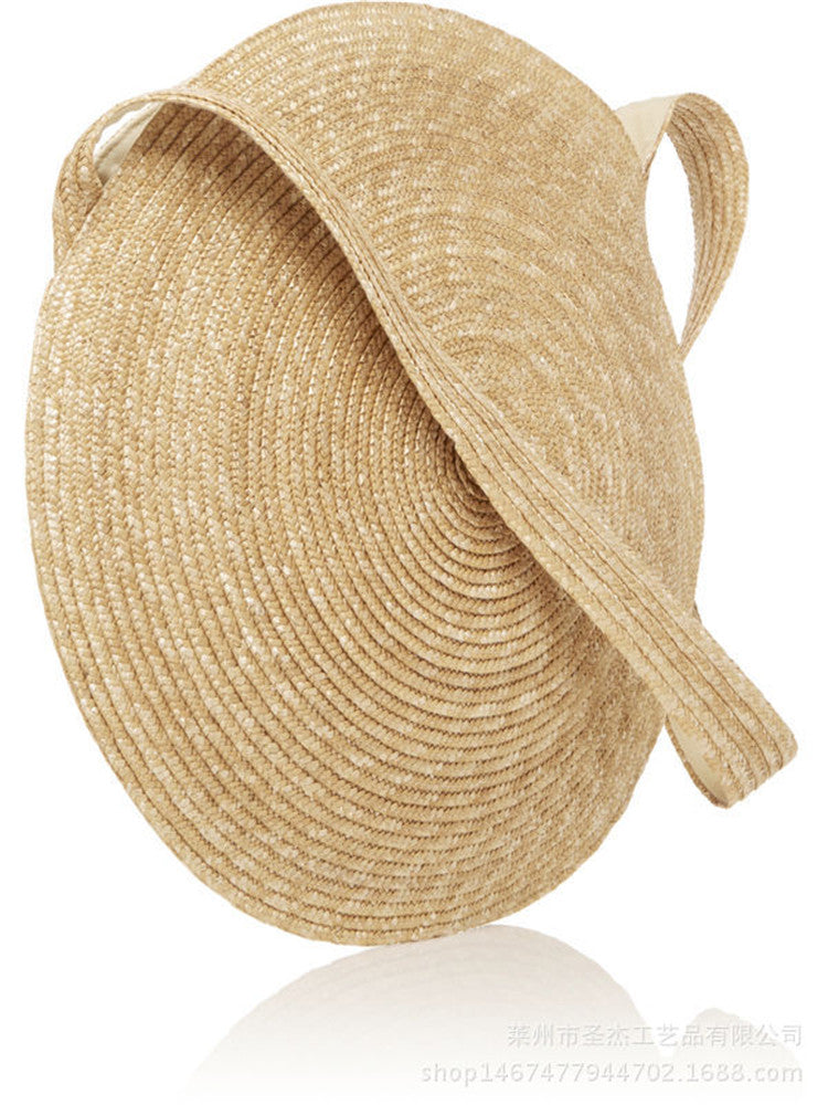 Boho Bag, Woven Straw Bag, Rattan Bag, Brown Alexandra