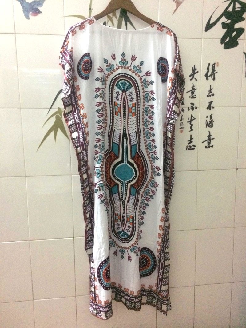 Maxi Boho Dress, Beach Dress, Kaftan, Mandala (4 Colors)