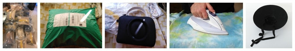 Boho Hat, Floppy Vintage Hat, Audrey Black Wool White Scraf