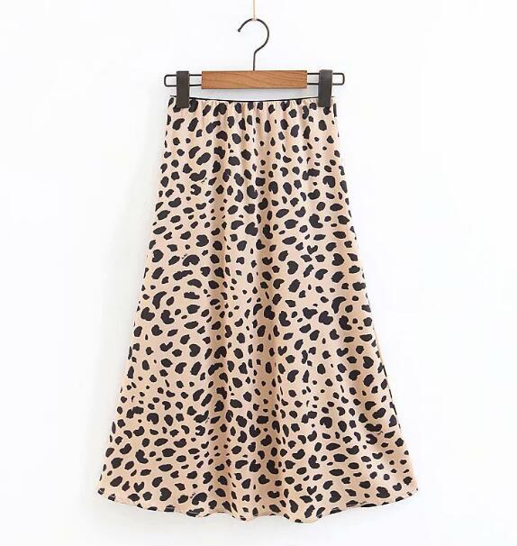 Boho Skirt, Hippie Skirts, Midi Skirt, Retro Satin Skirt, Paw Black White