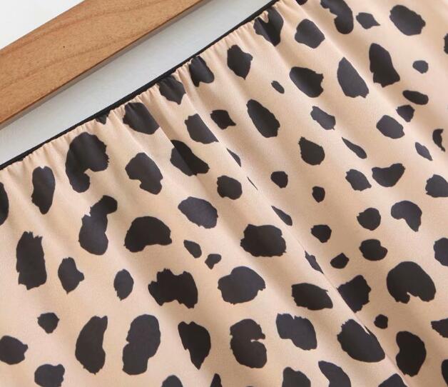 Boho Skirt, Hippie Skirts, Midi Skirt, Retro Satin Skirt, Paw Black White