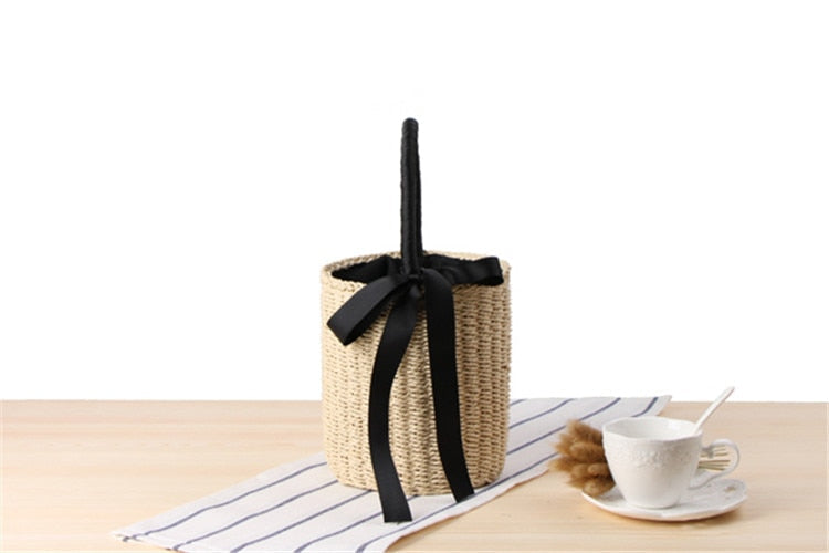 Boho Bag, Woven Straw Handbag, Alice Bag