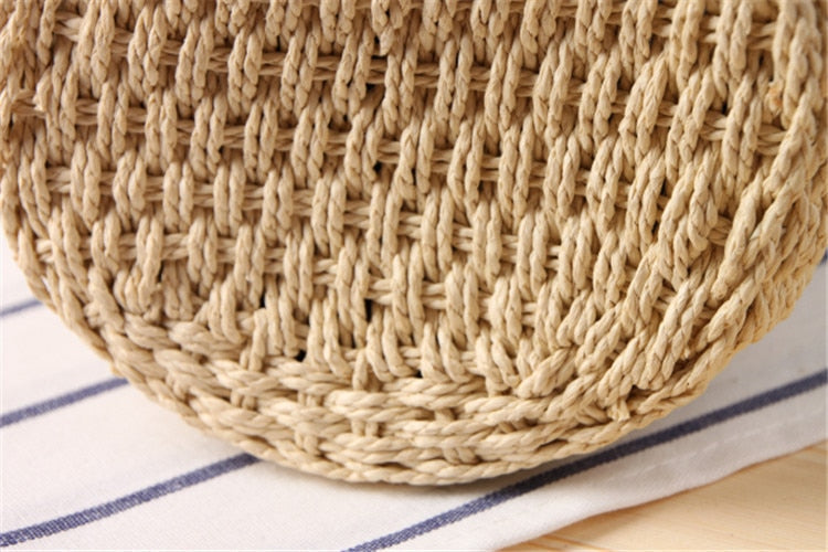 Boho Bag, Woven Straw Handbag, Alice Bag