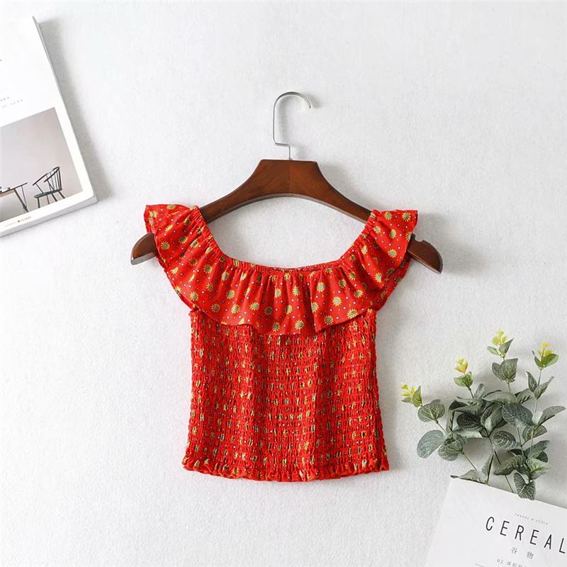 Boho Two Piece Set, Two Piece Skirt Set, Wild Boho in Red