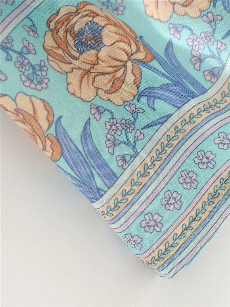 Boho Maxi Dress, Off  Shoulder Dress, Wild Rose Maya Blue
