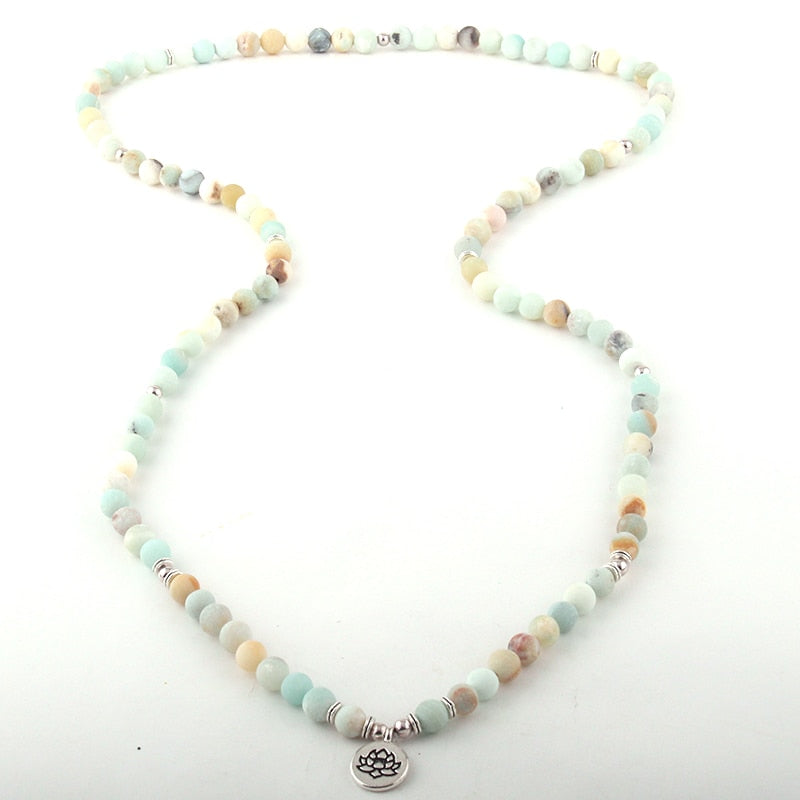 Boho Bracelet, RH Yoga Bracelet, Amazonite Natural Green Stone