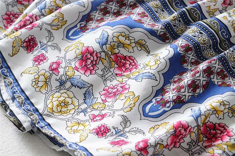 Boho Skirt, Hippie Skirts, Maxi Skirt, Wild Floral Rosa Off White