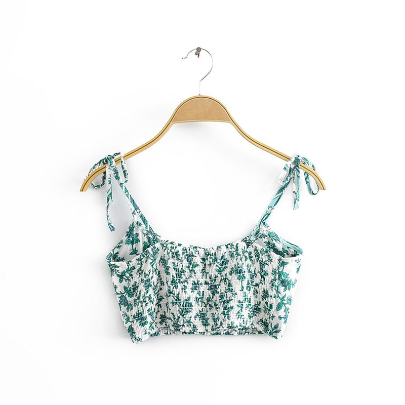 Boho Two Piece Set, Two Piece Skirt Set, Wild Floral in Green