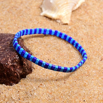 Boho Bracelet, Tila Bead  Bracelet, Colorfull
