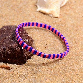 Boho Bracelet, Tila Bead  Bracelet, Colorfull