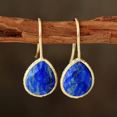 Boho Earrings, Dangle Earrings, Cute Elegant Blue Amazonite