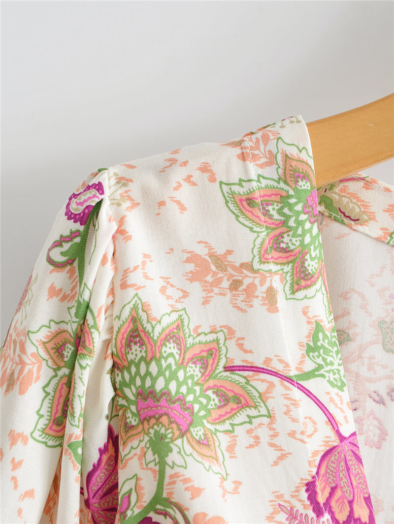 Boho Skirt, Hippie Skirts, Maxi Skirt, Pink India Rose