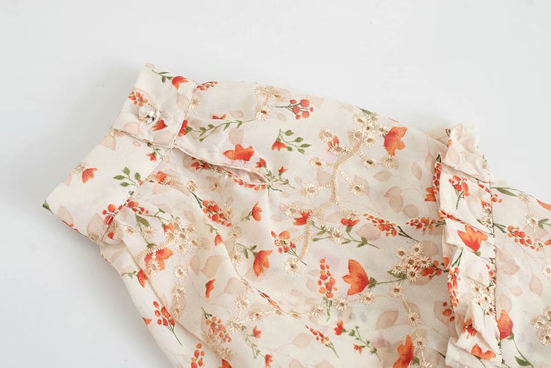 Boho Midi Dress, White Ivory Flower Child