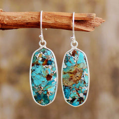 Boho Earrings, Dangle Earrings,  Arial Turquoises Dangle Earring