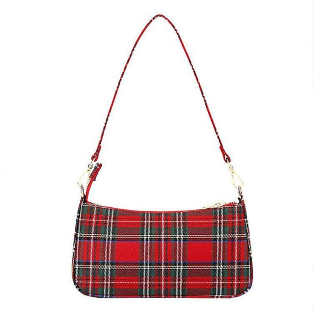 Boho Bag, Small Shoulder Bag, Denise Poach Bag in White, Black and Brown