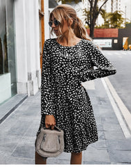Boho Midi Dress, Ellie Black