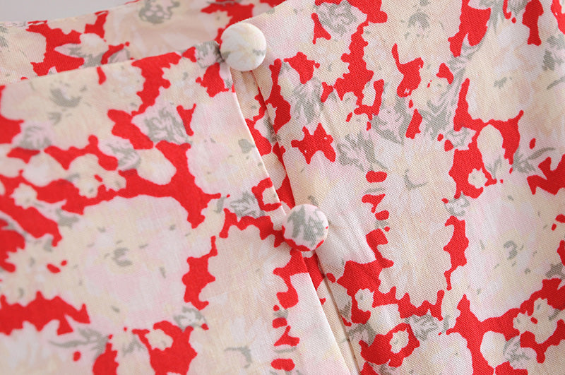 Boho Maxi Dress, Off  Shoulder Sundress, Red Peony