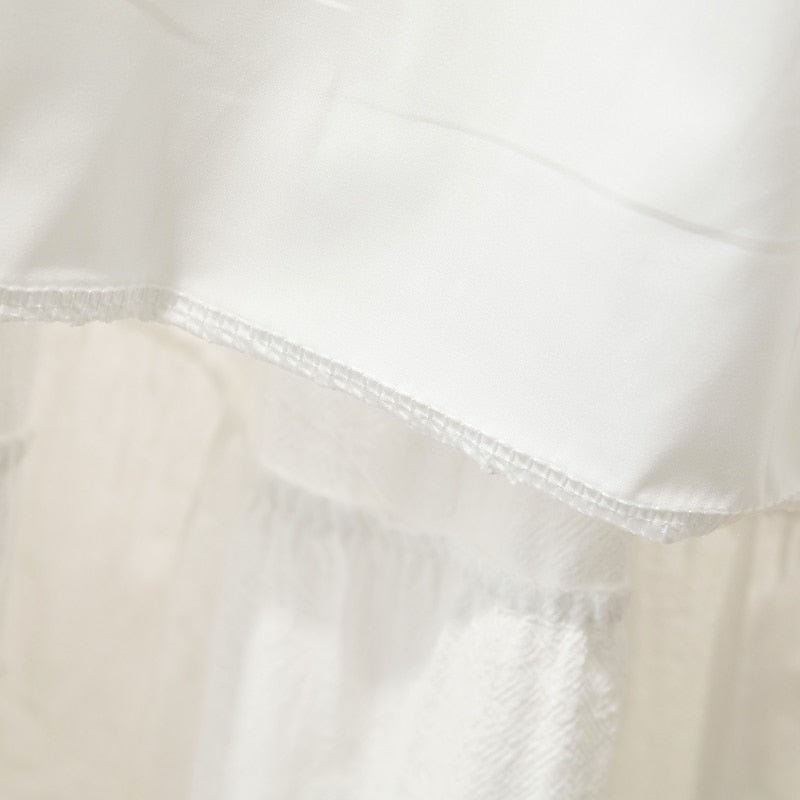 Boho Skirt, Hippie Skirts, Maxi Skirt, White Cotton