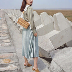 Boho Bag, Bamboo Bag, White Vacation