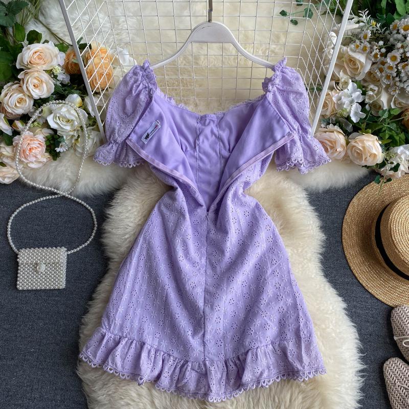 Boho > Vintage Dress, Boho Mini Dress, Sara White Lace