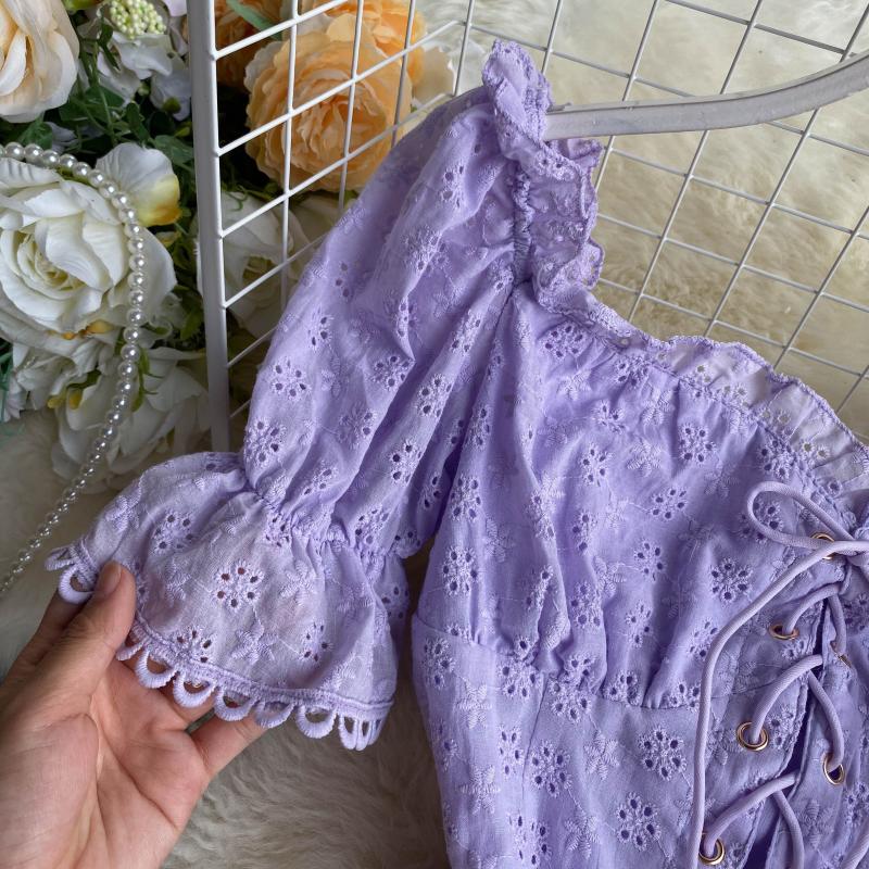 Boho > Vintage Dress, Boho Mini Dress, Sara White Lace