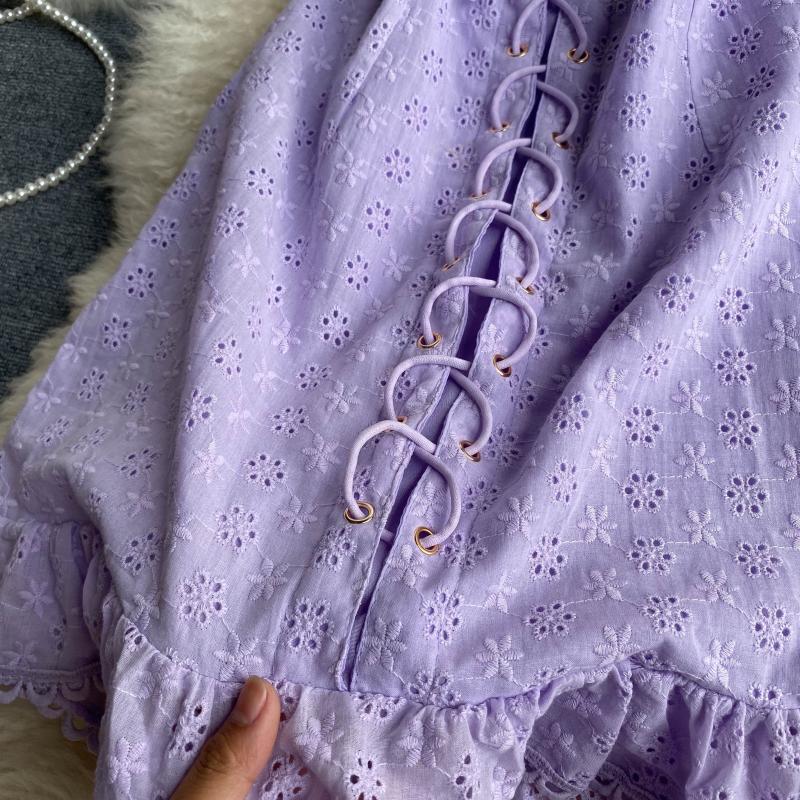 Boho > Vintage Dress, Boho Mini Dress, Sara White Lace