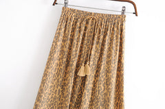 Boho Skirt, Hippie Skirts, Maxi Skirt, Gold Beach Tiger