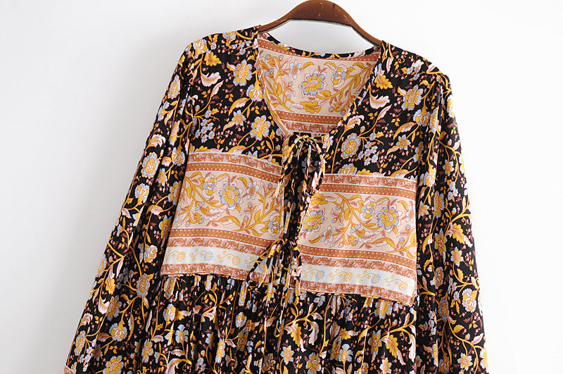 Gown Dress, Boho Maxi Dress, Loose Dress, Pink Mary Rose