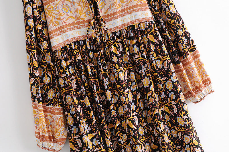 Gown Dress, Boho Maxi Dress, Loose Dress, Pink Mary Rose