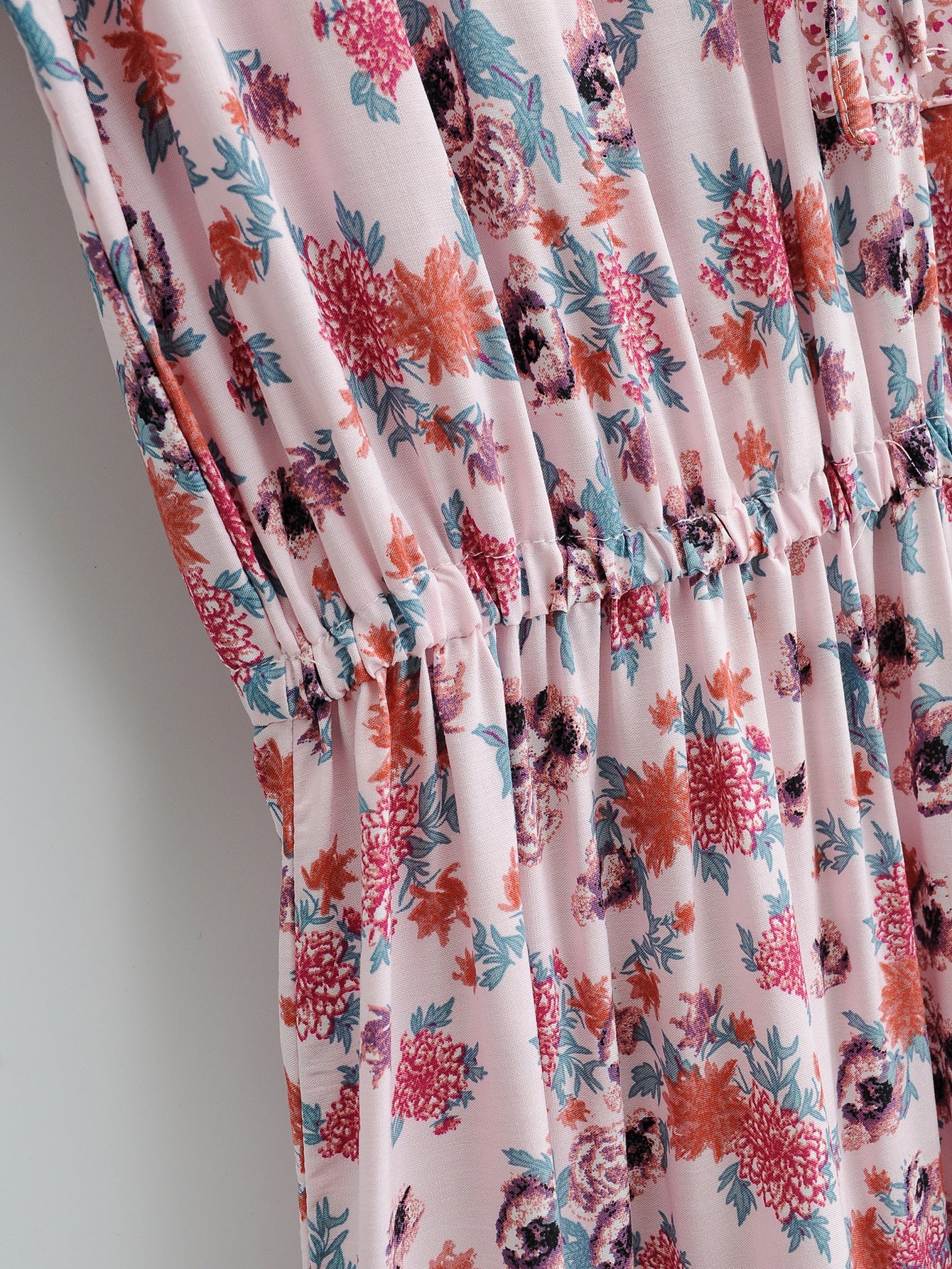 Boho Maxi Dress, Sundress, Pink Rosewood