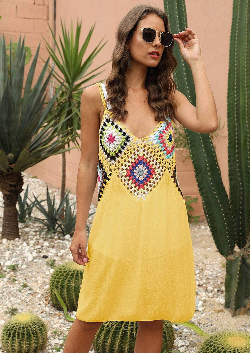 Midi Dress, Beach Dress, Cover up Dress,, Black, White, Navy Morgan