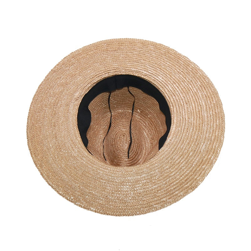 Boho Hat, Sun Hat, Beach Hat, Straw Fedora, Jazz Hat, Julieta in Brown, Beige and Pink