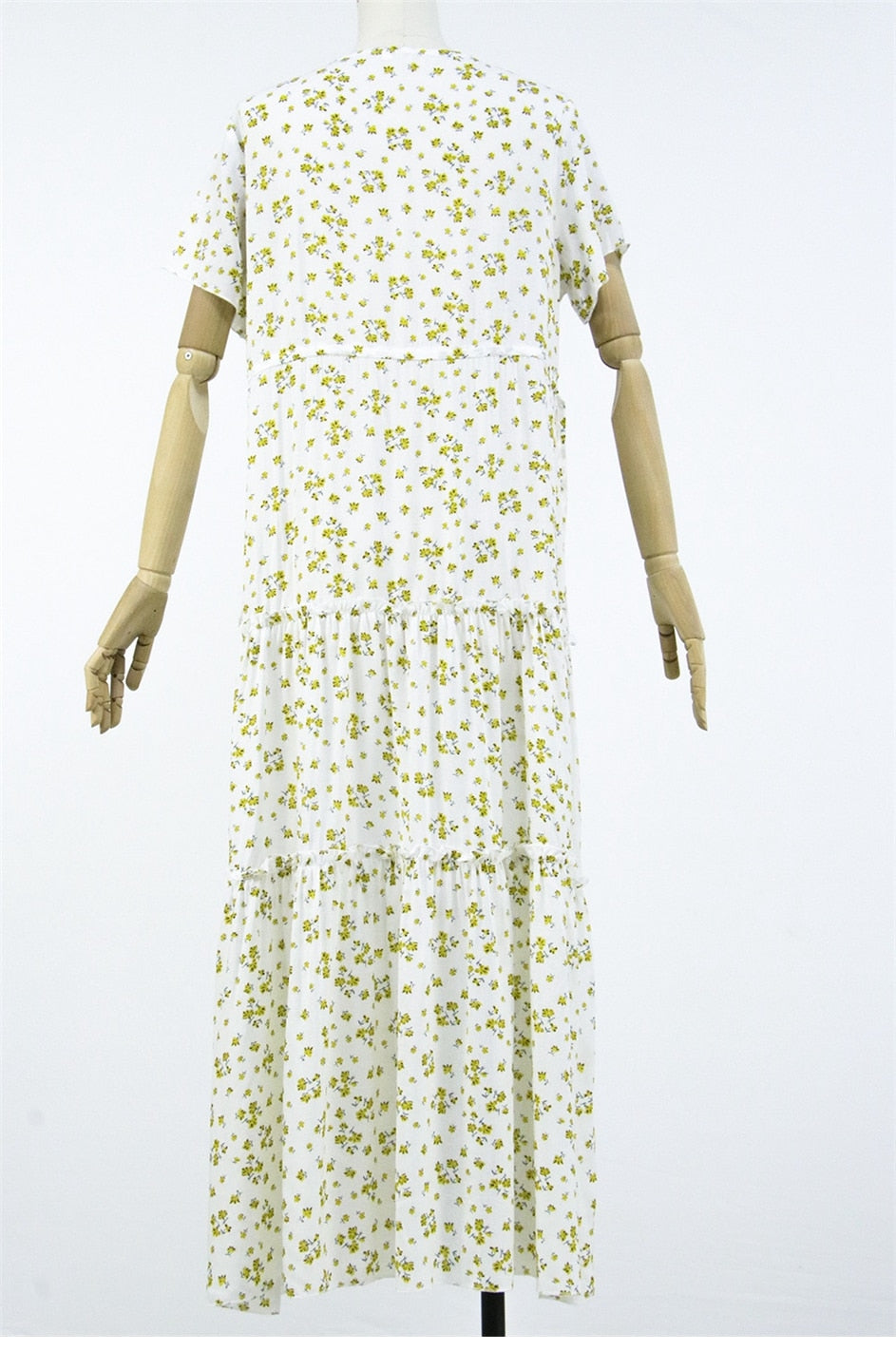Boho Maxi Dress, Sundress, Serenity in Navy Blue