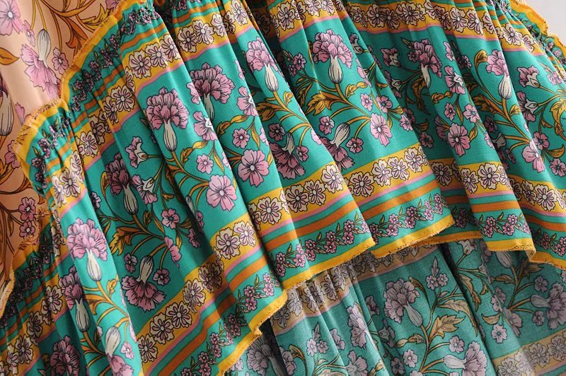 Boho Skirt, Hippie Skirts, Maxi Skirt, Orose Pink Aurelia