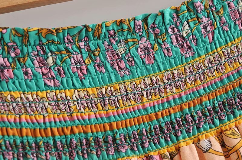 Boho Skirt, Hippie Skirts, Maxi Skirt, Orose Pink Aurelia