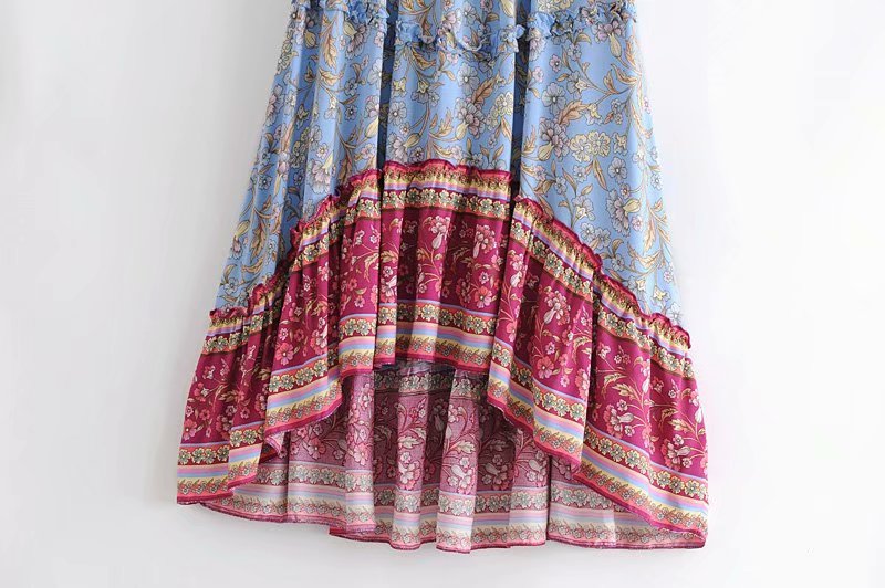 Boho Skirt, Hippie Skirts, Maxi Skirt, Blue Aurelia