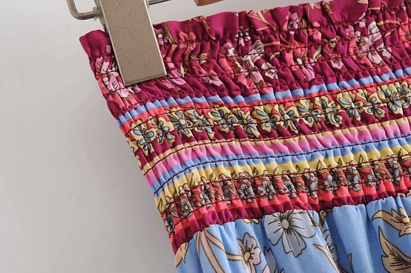 Boho Skirt, Hippie Skirts, Maxi Skirt, Blue Aurelia
