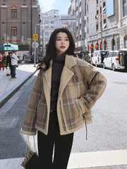 Boho Winter Coat, Fur Coat, Faux Fox Fur, Sachie
