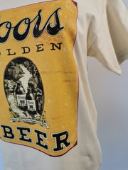 Boho t Shirts, Vintage t Shirt, Gold Beer