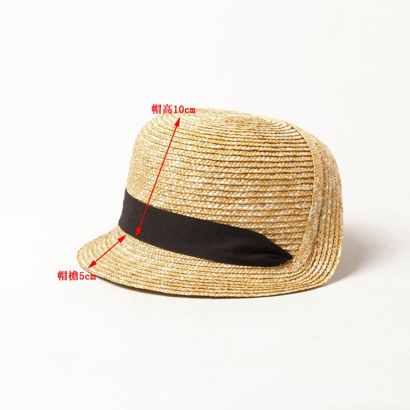 Boho Hat, Kid Hat, Sun Hat, Little Girl Hat, Charlotte Black Ribbon
