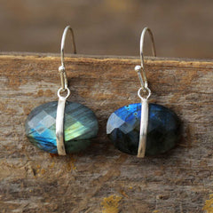 Boho Earrings, Dangle Earrings, Lapis