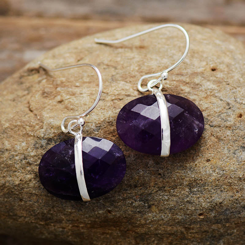 Boho Earrings, Dangle Earrings, Lapis