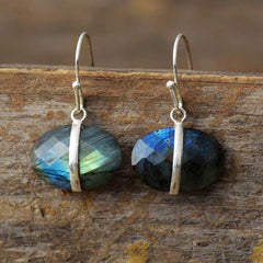 Boho Earrings, Dangle Earrings, Lapis