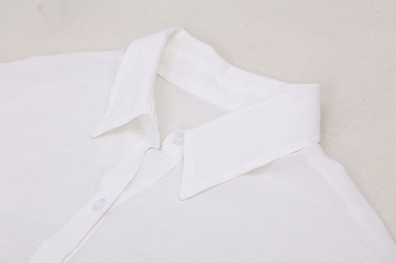 Boho Boho Mini Dress, Beach Dress, Cover up Dress, White Shirt Dress Elena